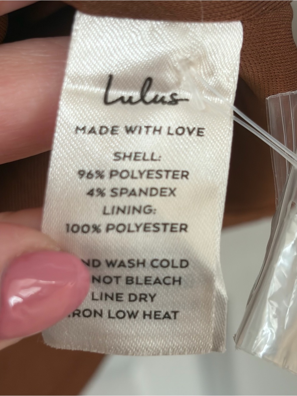 Lulus Beyond Classy NWT size Small Brown Satin Halter Mini Dress - Picture 8 of 15
